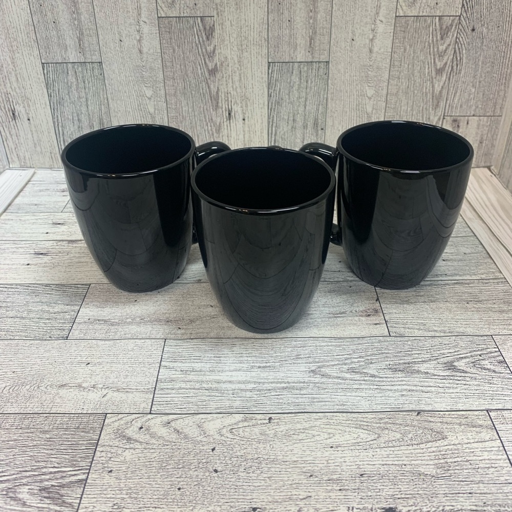 Corelle Stoneware Mugs 12 oz Lot of 3